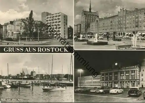 Rostock - Foto-AK Grossformat - Verlag VEB Bild und Heimat Reichenbach gel. 1975