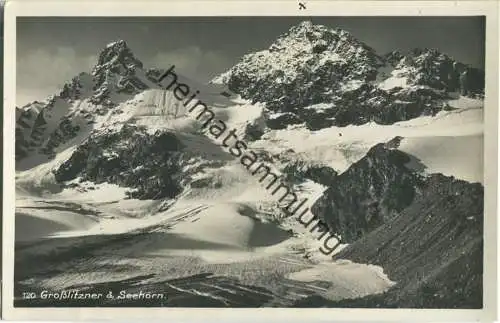 Großlitzner - Seehorn - Foto-Ansichtskarte - Verlag G. Heinzle's Erben Bludenz