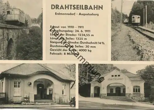 Erdmannsdorf - Foto-AK Grossformat - Verlag H. Sander Berlin - gel. 1964