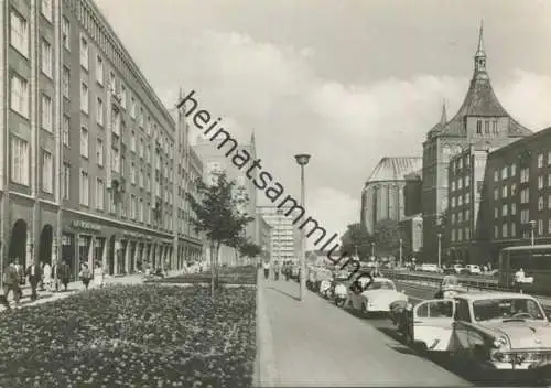 Rostock - Lange Strasse - Foto-AK Grossformat - Verlag VEB Bild und Heimat Reichenbach