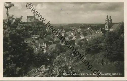 Gössweinstein - Foto-AK - Verlag Ludwig Riffelmacher Fürth - gel. 1937