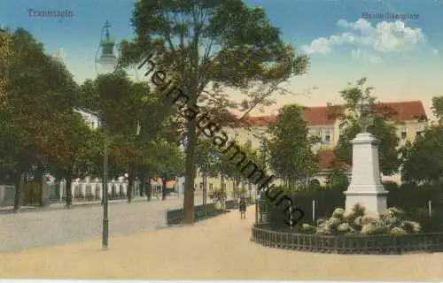 Traunstein - Maximiliansplatz - Verlag B. Lehrburger Nürnberg