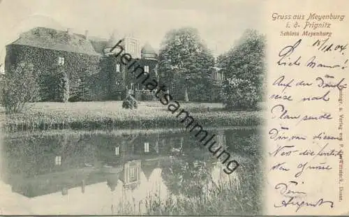 Meyenburg - Schloss Meyenburg - Verlag P. D. Wittstock Dosse gel. 1904