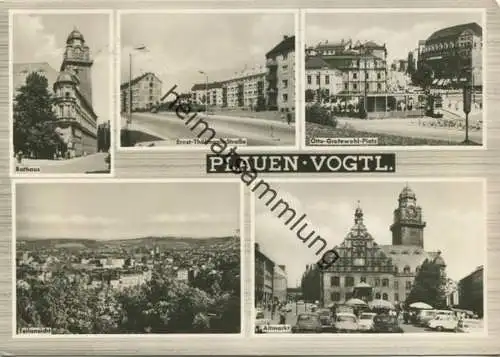 Plauen - Foto-AK Grossformat - VEB Bild und Heimat Reichenbach gel. 1967