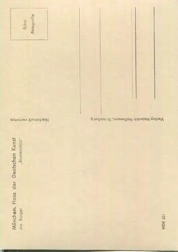 HDK551 - Jos. Burger - Blumenstück - Verlag Heinrich Hoffmann Strassburg