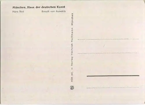HDK251 - Hans Bast - Besuch von Auswärts - Verlag Heinrich Hoffmann München