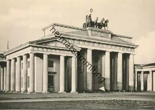 Berlin - Brandenburger Tor - Foto-AK Grossformat - Verlag VEB Bild und Heimat Reichenbach