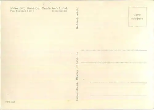 HDK351 - Paul Bronisch - in memoriam - Verlag Heinrich Hoffmann München