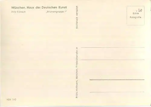 HDK542 - Fritz Klimsch - Brunnengruppe I - Verlag Heinrich Hoffmann München