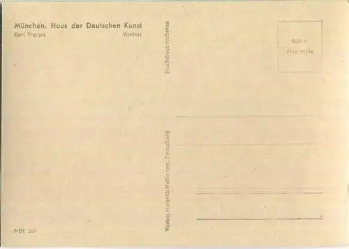 HDK567 - Karl Truppe - Vanitas - Verlag Heinrich Hoffmann Strassburg