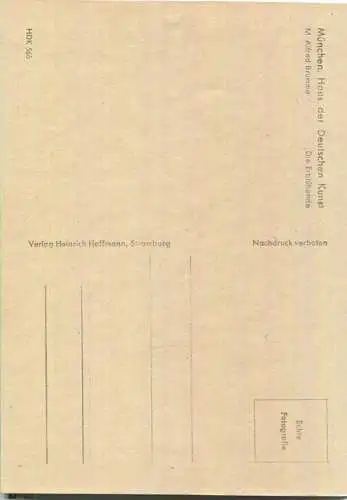 HDK565 - M. Alfred Brumme - Die Erblühende - Verlag Heinrich Hoffmann Strassburg