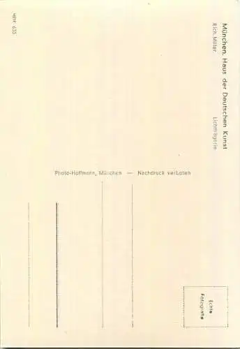 HDK635 - Rich. Miller - Lichtträgerin - Verlag Heinrich Hoffmann Strassburg