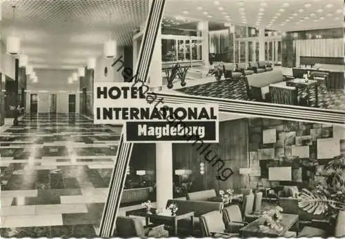 Magdeburg - Hotel International - Foto-AK Grossformat 60er Jahre - Verlag Konsum FOKU Magdeburg