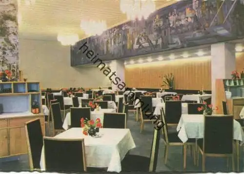 Magdeburg - Hotel International - Restaurant Moskwa - AK-Grossformat 60er Jahre - VEB Bild und Heimat Reichenbach