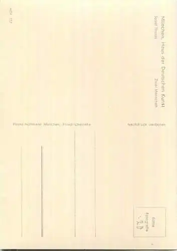 HDK337 - Josef Thorak - Zwei Menschen - Verlag Heinrich Hoffmann München