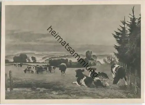 HDK549 - Carl Weisgerber - Abend im Bergischen Land - Verlag Heinrich Hoffmann Strassburg