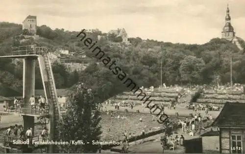 Bad Frankenhausen - Schwimmbad - Foto-AK - Verlag Kurt Görtz Frankenhausen