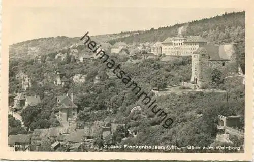 Bad Frankenhausen - Blick zum Weinberg - Foto-AK - Verlag Görtz Frankenhausen