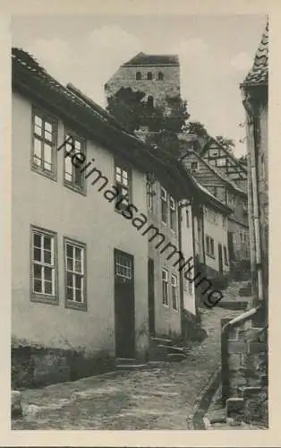 Bad Frankenhausen - Alte Burg mit Hausmannsturm - Foto-AK - Verlag VEB Volkskunstverlag Reichenbach