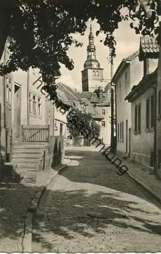 Bad Frankenhausen - Oberkirchgasse - Foto-AK - Verlag VEB Bild und Heimat Reichenbach
