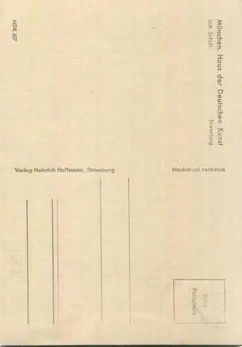 HDK507 - Joh. Schult - Erwartung - Verlag Heinrich Hoffmann Strassburg