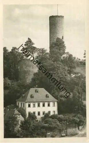 Lobenstein der alte Turm - Foto-AK - Verlag Photo-König Lobenstein - gel. 1956