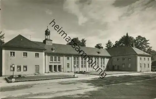 Lobenstein - Kulturhaus - Foto-AK Handabzug 50er Jahre - Verlag Photo-König Lobenstein