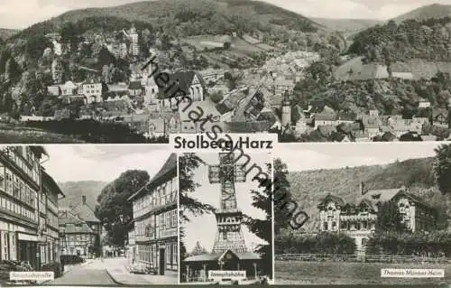 Stolberg - Foto-AK - Verlag VEB Bild und Heimat Reichenbach