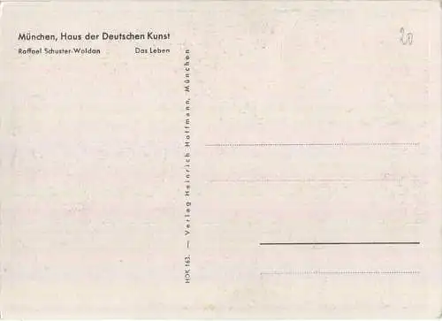 HDK163 - Raffael Schuster-Waldan - Das Leben - Verlag Heinrich Hoffmann München