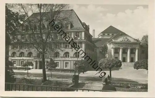 Bad Elster - Sanatorium der Böhlener Werke und Kurtheater - Verlag G. Dick Erlbach gel. 1953