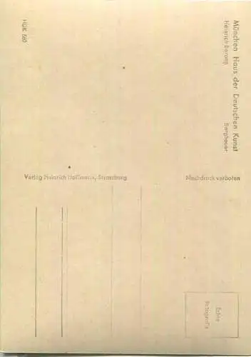 HDK560 - Heinrich Berann - Bergheuer - Verlag Heinrich Hoffmann Strassburg