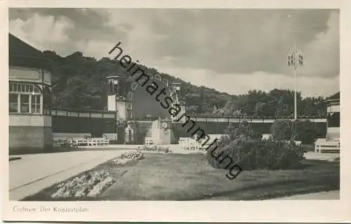 Göhren - Konzertplatz - Foto-AK 1950