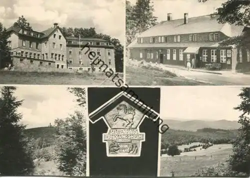 Vesser - Stutenhaus - Ferienheim und Berggaststätte der Carl-Zeiss-Stiftung - Foto-AK Grossformat Handabzug 60er Jahre