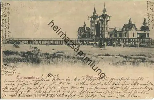 Swinoujscie - Swinemünde - Strandbrücke - Verlag Gebr. Reuter Nachf. Berlin