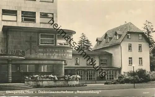 Elbingerode - Diakonissenmutterhaus Neuvandsburg - Foto-AK - Verlag E. Riehn Wernigerode gel. 1961