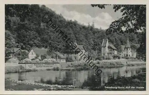 Treseburg - Auf der Halde - Verlag Albert Krebs Leipzig 50er Jahre