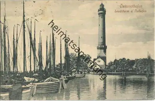 Swinoujscie - Swinemünde - Leuchtturm - Verlag M. Hertzfeldt Stettin - Feldpost