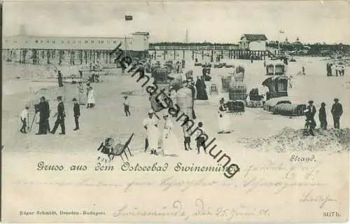 Swinoujscie - Swinemünde - Strand - Verlag Edgar Schmidt Dresden