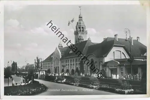 Swinoujscie - Swinemünde - Kurhaus - Foto-Ansichtskarte - Verlag Foto Cossel Swinemünde