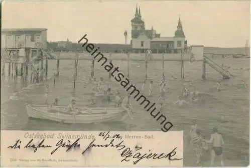 Swinoujscie - Swinemünde - Herren-Bad - Verlag M. Gundlach Swinemünde