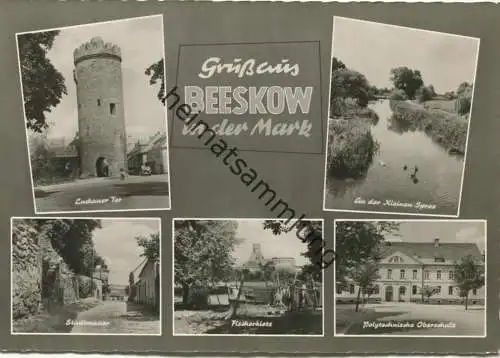 Beeskow - Foto-AK Grossformat 60er Jahre - Verlag H. Sander Berlin