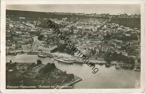 Swinoujscie - Swinemünde - Fliegeraufnahme - Foto-Ansichtskarte - Verlag Klinke & Co. Berlin