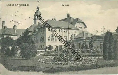 Swinoujscie - Swinemünde - Kurhaus - Verlag Siegmund Weil Stettin