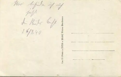 Hendaye - La Bidassoa - vue sur Font arrabie - Foto-AK - Edition TITO Bordeaux