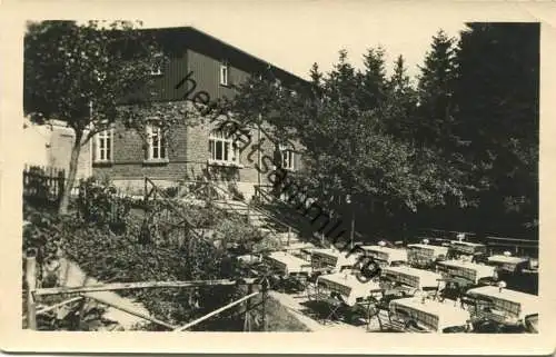 Bergwirtschaft Bieleboh - Foto-AK - Verlag W. Borsch Cunewalde gel. 1957