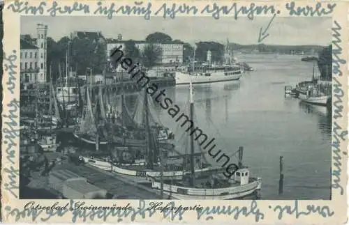 Swinoujscie - Swinemünde - Hafen - Verlag Brück & Sohn Meissen