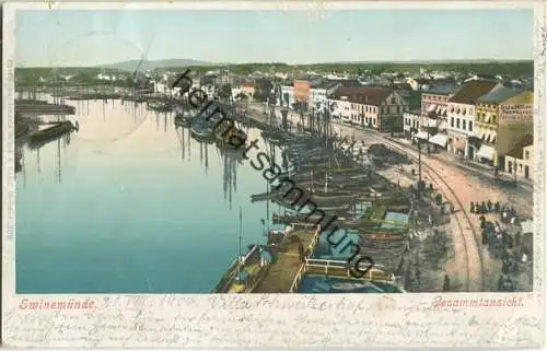 Swinoujscie - Swinemünde - Gesamtansicht - Verlag Brück & Sohn Meissen