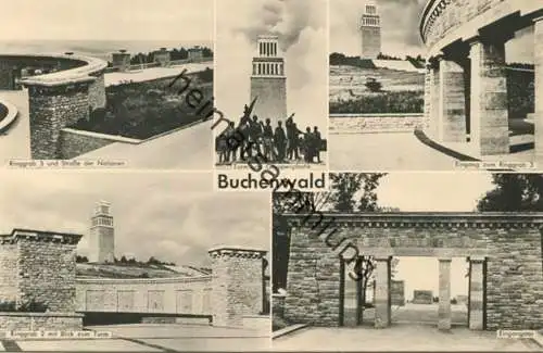 Buchenwald - Nationale Mahn- und Gedenkstätte Buchenwald - Foto-AK - Verlag VEB Bild und Heimat Reichenbach