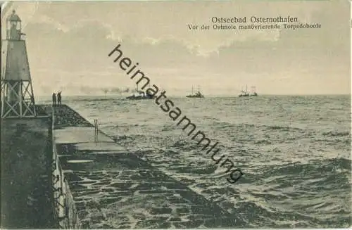 Swinoujscie - Swinemünde - Ostmole - Torpedoboote - Verlag Paul Ratzeburg Osternothafen