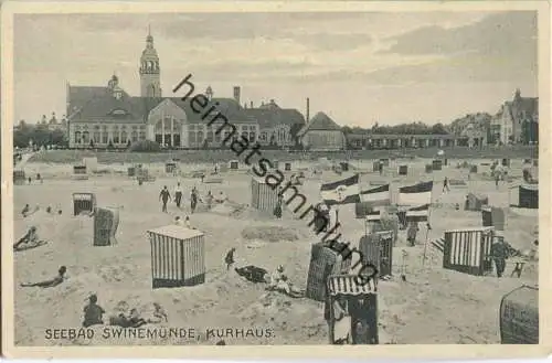 Swinoujscie - Swinemünde - Kurhaus - Verlag Siegmund Weil Stettin